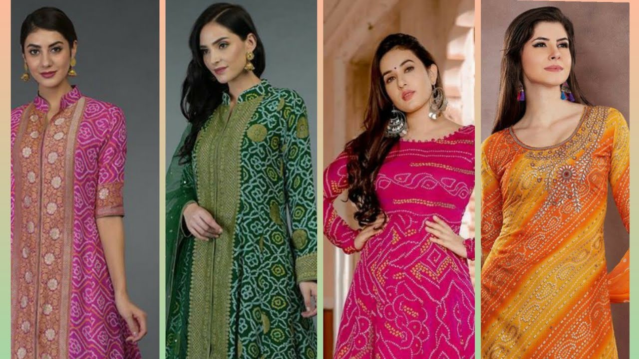 Pink Leheriya Kurti | Bandhani Kurti Jaipur | Bandhej Kurti Design |  Rajasthani | Jaipuri Leheriya | Pink kurti, Indian ethnic wear, Kurti  designs